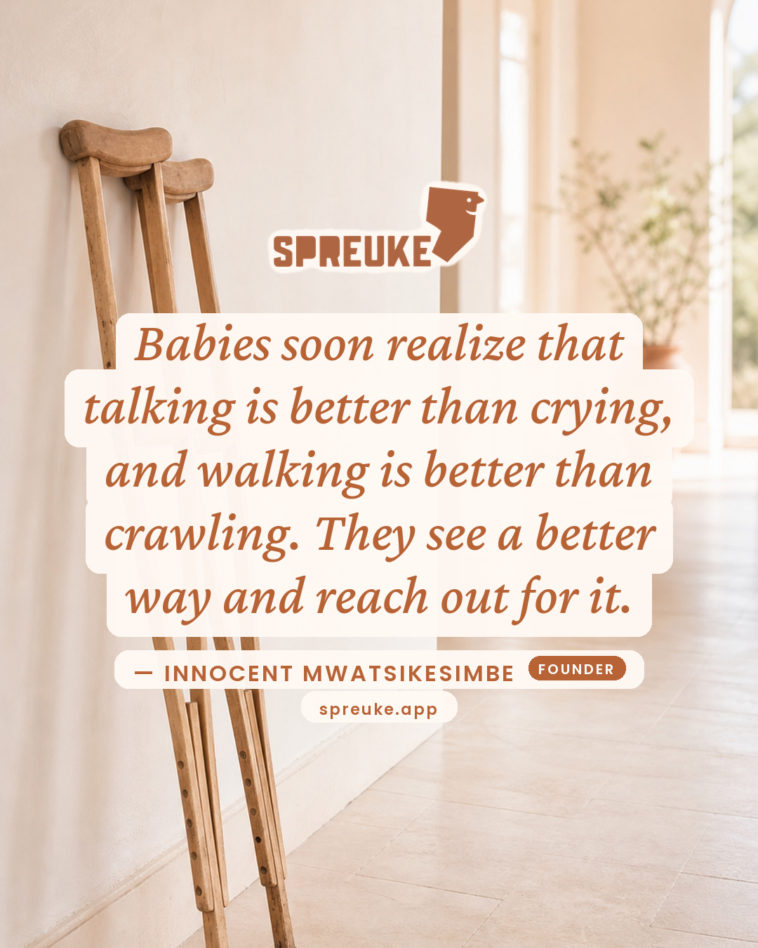 Babies soon realize that talking is better than crying…