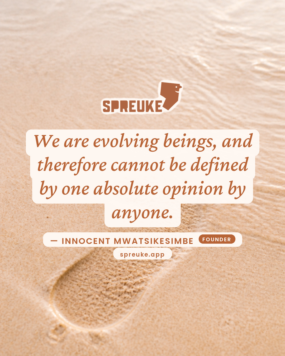 We are evolving beings, and therefore cannot be defined by…