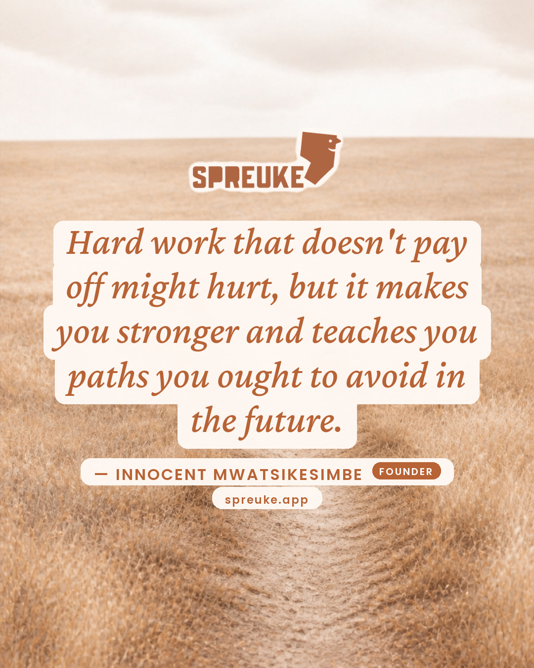 Hard work that doesn't pay off might hurt, but it makes…