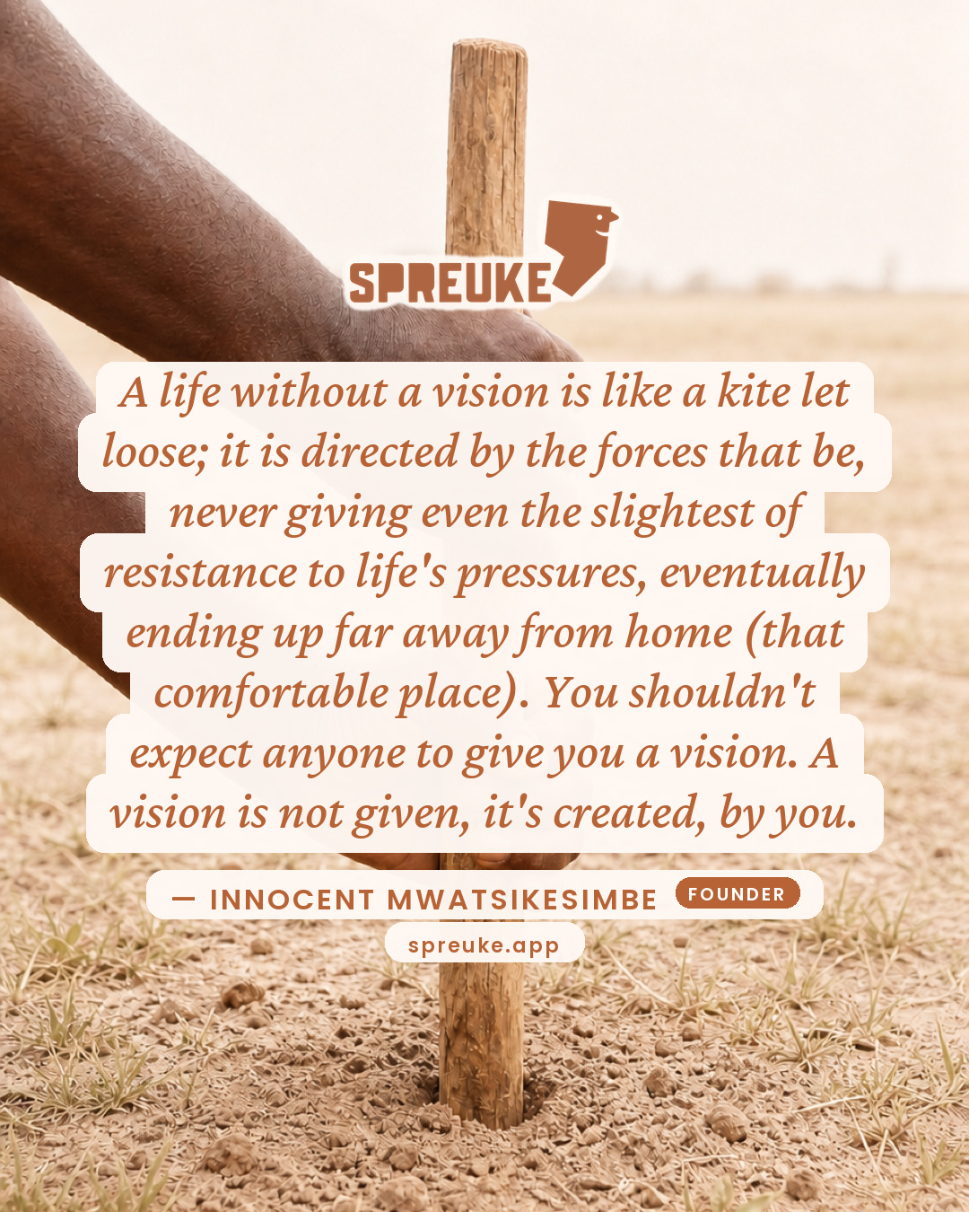 A life without a vision is like a kite let loose; it is…