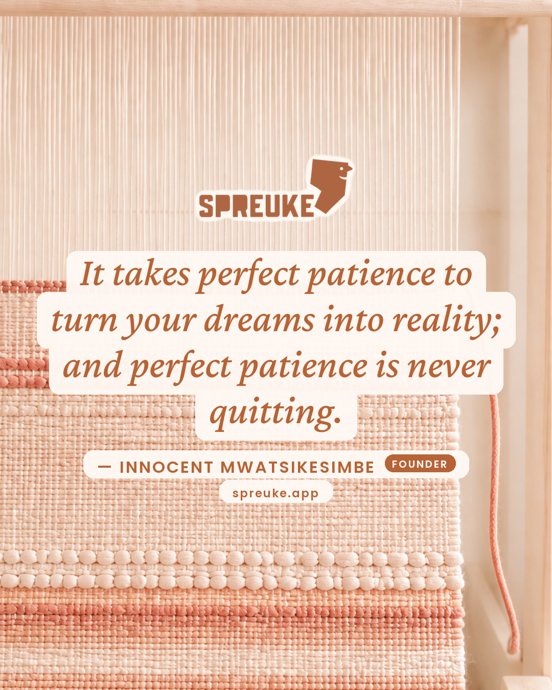 It takes perfect patience to turn your dreams into…