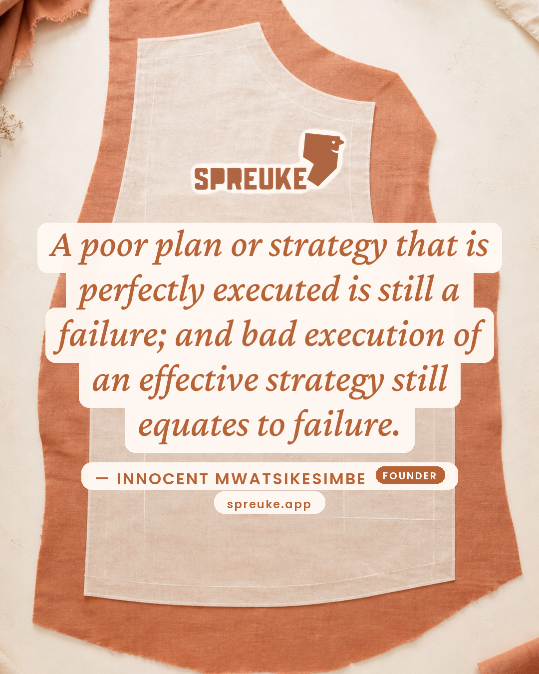 A poor plan or strategy that is perfectly executed is…