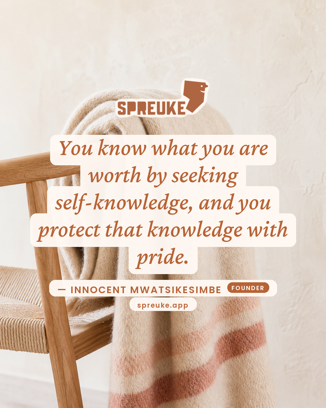 You know what you are worth by seeking self-knowledge, and…