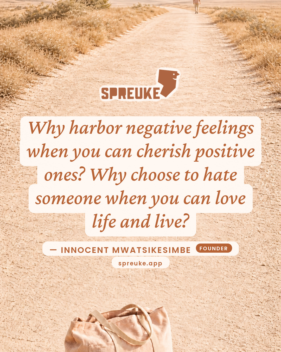 Why harbor negative feelings when you can cherish positive…