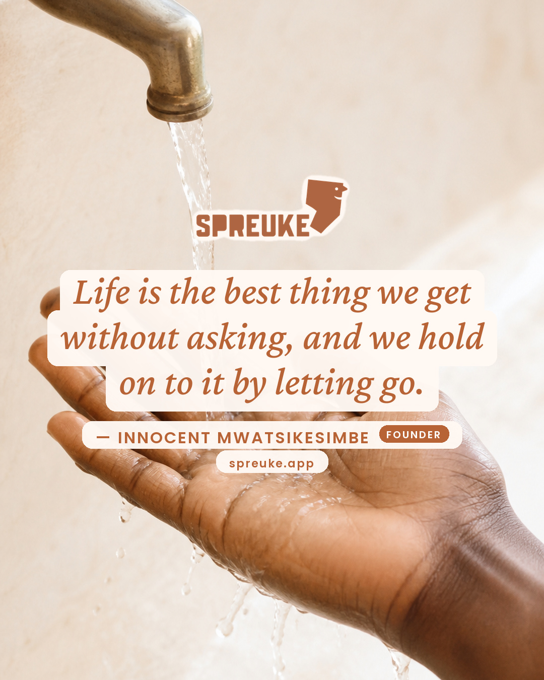 Life is the best thing we get without asking, and we hold…